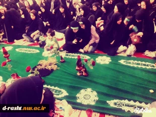 شرکت دانشجویان آموزشکده در مراسم سفره حضرت رقیه (مصلی رشت) به مناسبت شهادت آن حضرت  2
