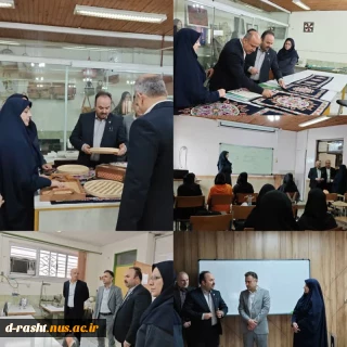 حضور معاون پژوهش و فناوری دانشگاه ملی مهارت کشور در آموزشکده ملی مهارت دختران رشت